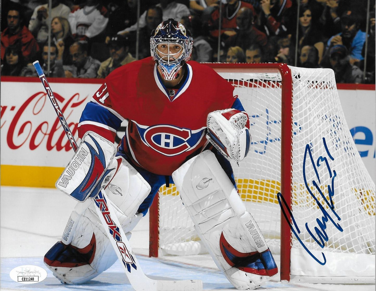 Signed Carey Price Montreal Canadiens Autographed 8x10 #1 w JSA Authentication