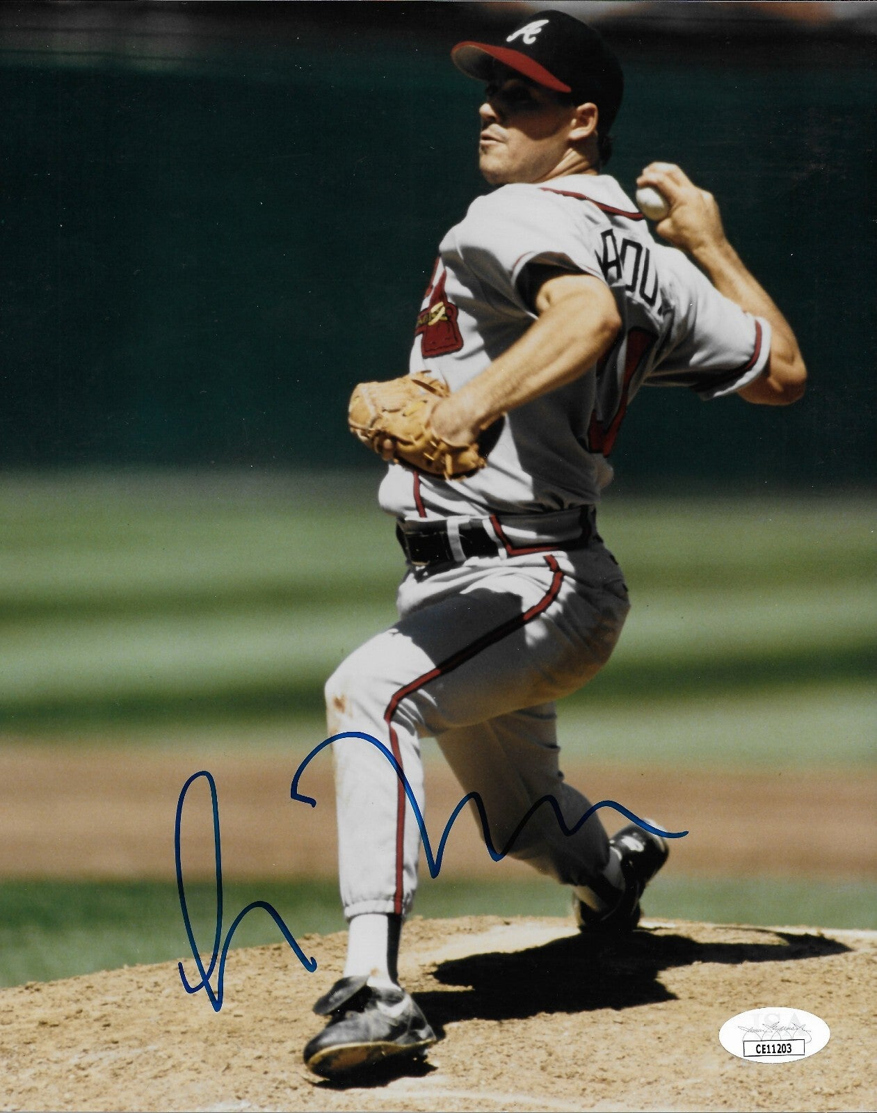 Signed Greg Maddox Atlanta Braves Autographed 8x10 Photo #1 JSA Authentication