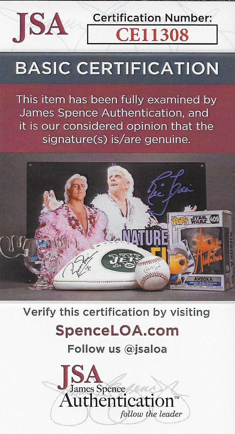Signed Andres Galarraga Atlanta Braves Program SMALL SMUDGE w JSA Authentication