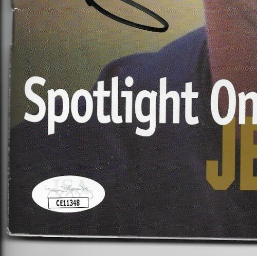 Signed Jeff Bagwell Houston Astros Program Autographed with JSA Authentication