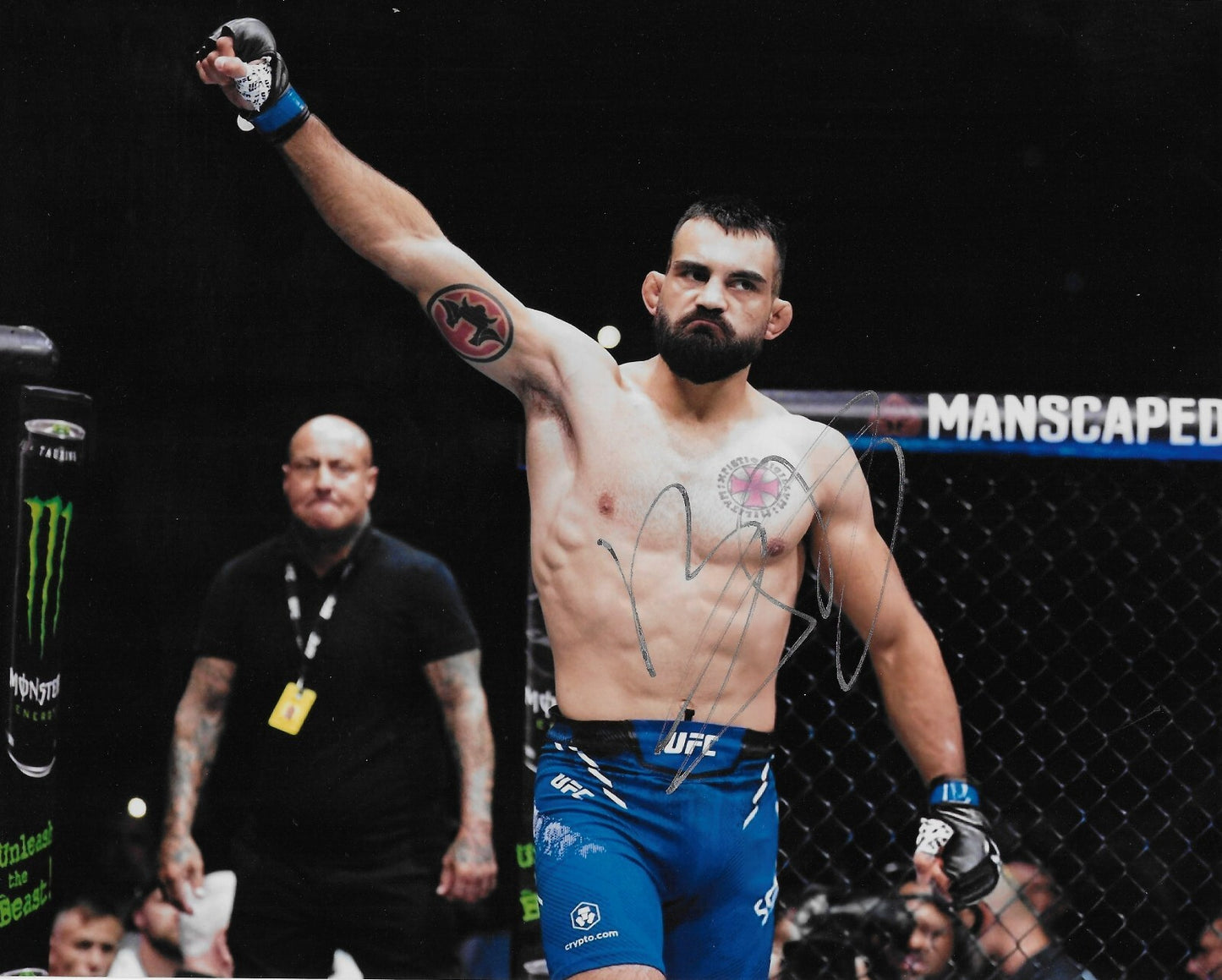 Signed Benoit St Denis UFC MMA Autographed 8x10 Photo #2 Original