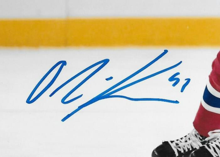 Signed Oliver Kapanen Montreal Canadiens Autographed 8x10 Photo #3 Original