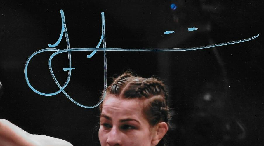 Signed Jasmine Jasudavicius UFC MMA Autographed 8x10 Photo #1 Original