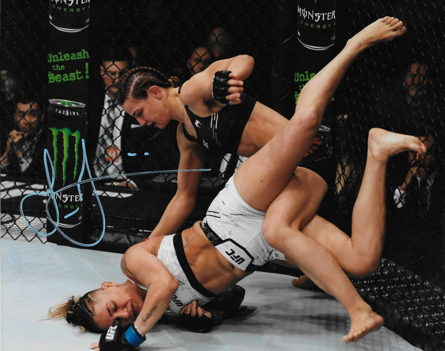 Signed Jasmine Jasudavicius UFC MMA Autographed 8x10 Photo #3 Original
