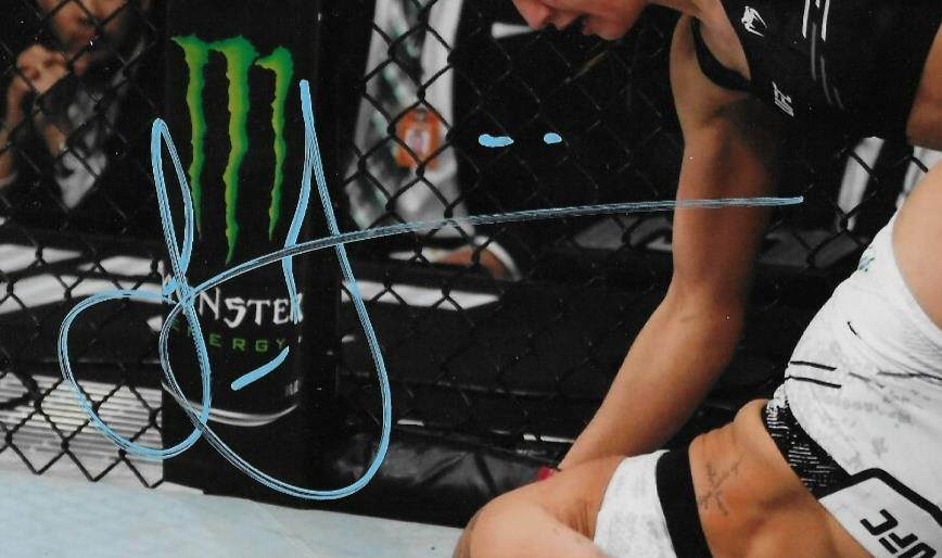 Signed Jasmine Jasudavicius UFC MMA Autographed 8x10 Photo #3 Original