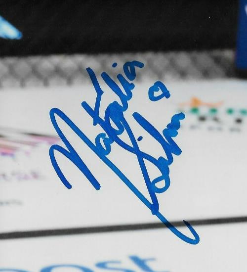 Signed Natalia Silva UFC MMA Autographed 8x10 Photo #2 Original