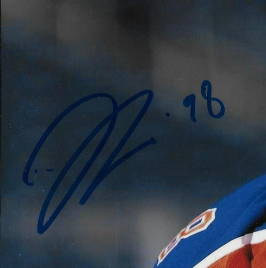Signed Jesse Puljujarvi Edmonton Oilers Autographed 8x10 Photo #3 Original