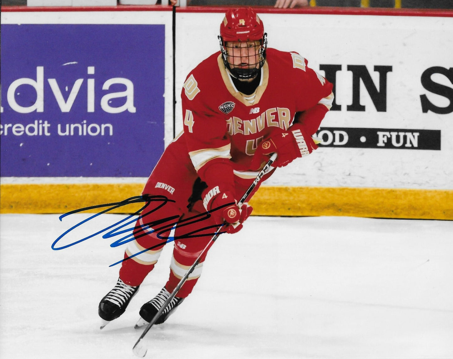 Signed Jack Devine Florida Panthers University of Denver 8x10 Photo #1 Original