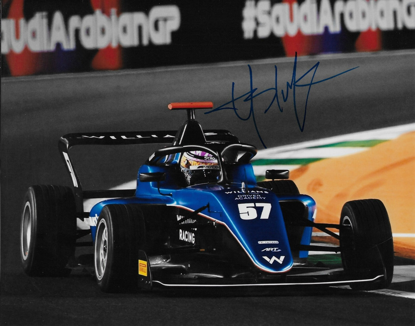 Signed Lia Block Formula 1 Academy Williams and Art Racing 8x10 Photo 4 Original