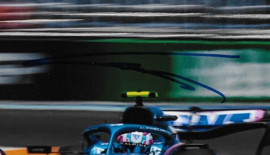 Signed Pierre Gasly Formula 1 Alpine Racing Autograped 8x10 Photo # 6 Original