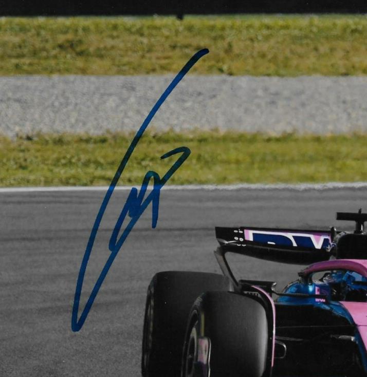 Signed Pierre Gasly Formula 1 Alpine Racing Autograped 8x10 Photo # 11 Original