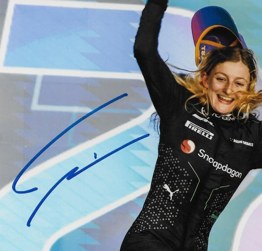 Signed Doriane Pin Formula 1 Academy Prema Racing 8x10 Photo #4 Original