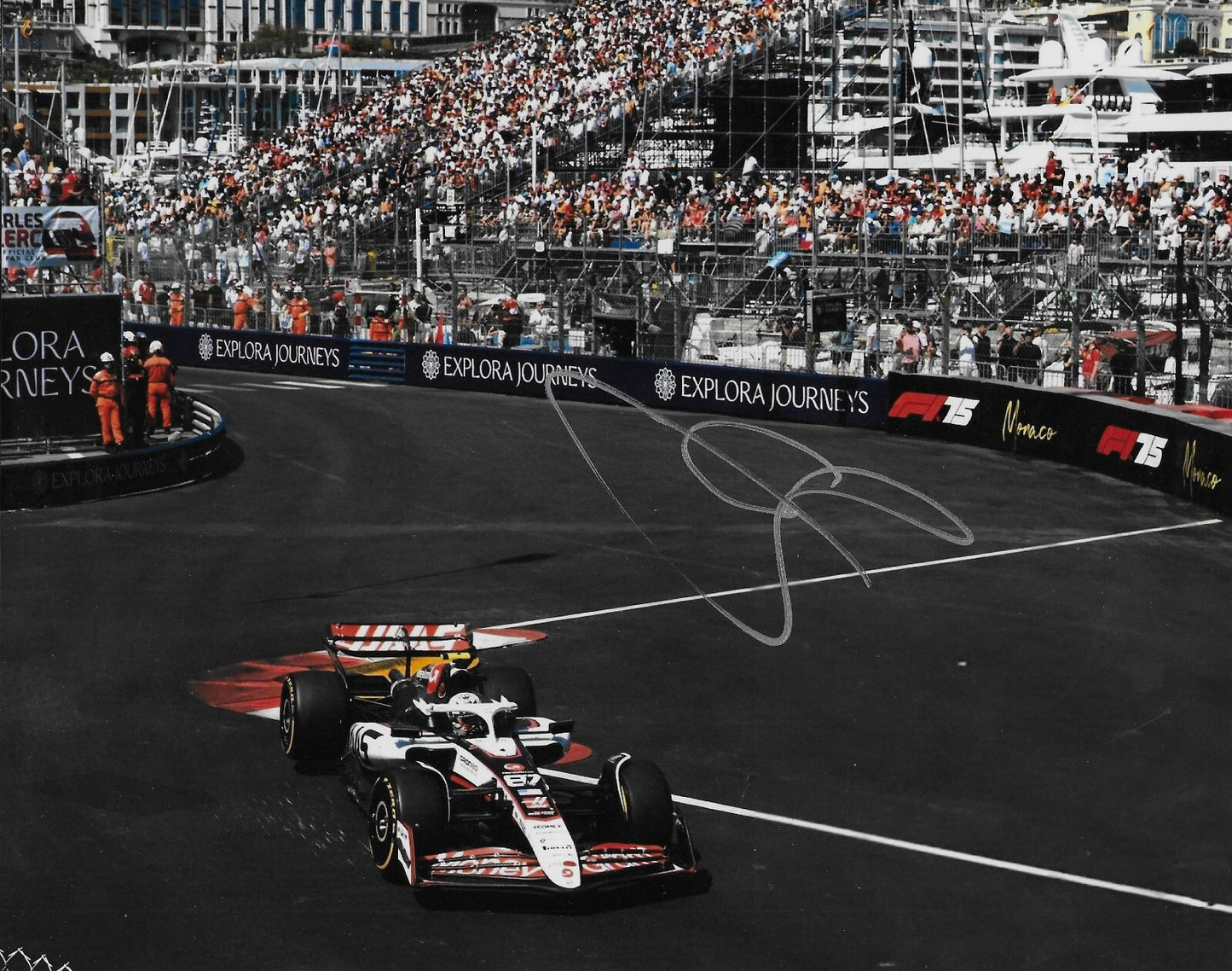 Signed Oliver Bearman Formula 1 Alpha Romeo Autographed 8x10 Photo #6 Original