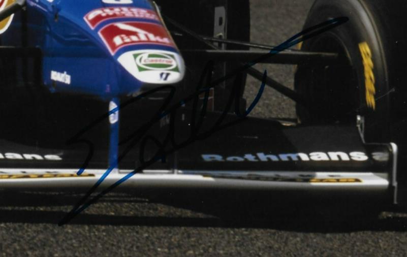 Signed Jacques Villeneuve Formula 1 Racing Autographed 8x10 Photo #8 Original