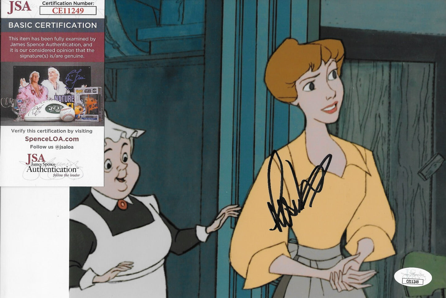 Signed Lisa Davis 101 Dalmatians Original 8x10 Photo #1 with JSA Authentication