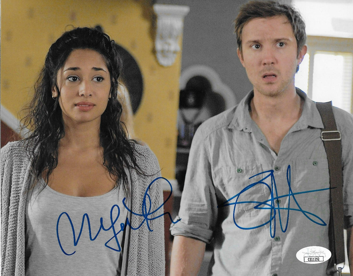 Signed Meaghan Rath Sam Huntington Being Human 8x10 Photo w JSA Authentication