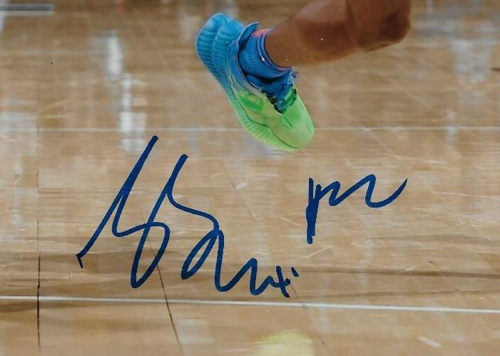 Signed Shai Gilgeous Alexander Oklahoma City Thunder 8x10 Photo w JSA Authentic