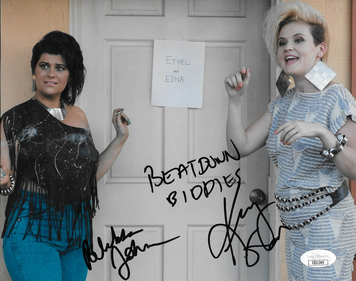 Signed Rebekka Johnson Kimmy Gatewood Glow 8x10 Photo with JSA Authentication