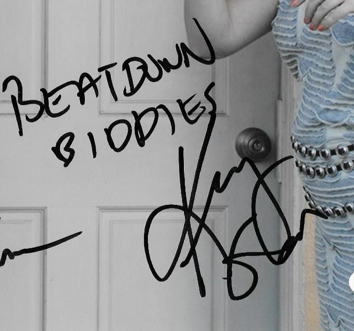 Signed Rebekka Johnson Kimmy Gatewood Glow 8x10 Photo with JSA Authentication