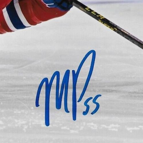 Signed Michael Pezzetta Montreal Canadiens Autographed 8x10 Photo #6 Original
