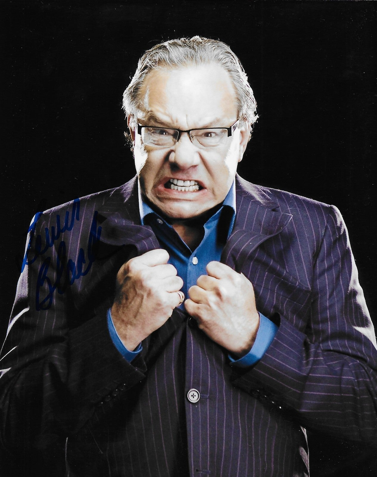 Signed Lewis Black Actor Comedian Autographed Inside Out 8x10 Photo #6 Original
