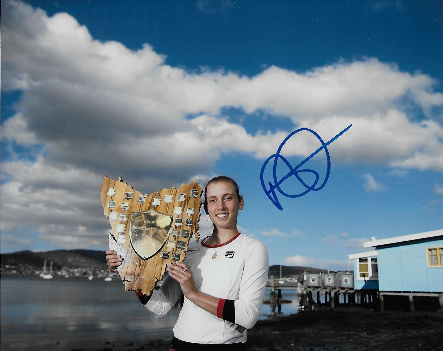 Signed Elise Mertens Womens Tennis Autographed 8x10 Photo #3 Original