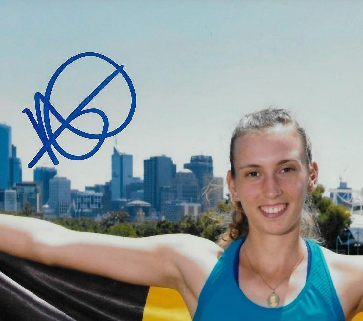Signed Elise Mertens Womens Tennis Autographed 8x10 Photo #4 Original