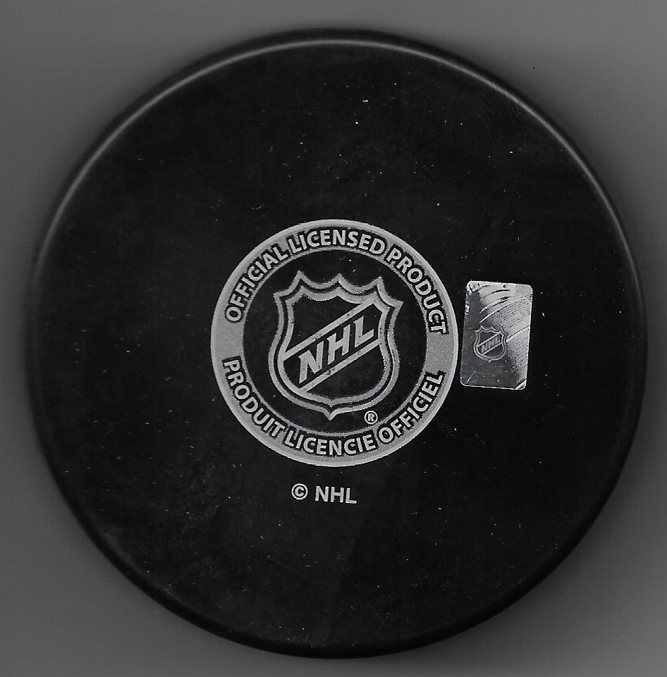 Signed Alexandre Carrier Montreal Canadiens Autographed Hockey Puck Original
