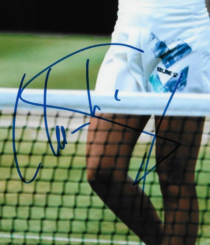 Signed Conchita Martinez Tennis Hall of Famer Autographed 8x10 Photo #1 Original