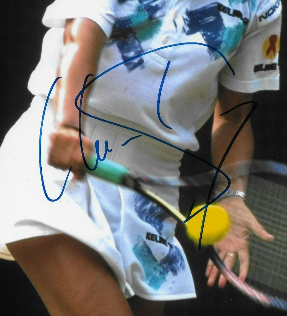 Signed Conchita Martinez Tennis Hall of Famer Autographed 8x10 Photo #2 Original