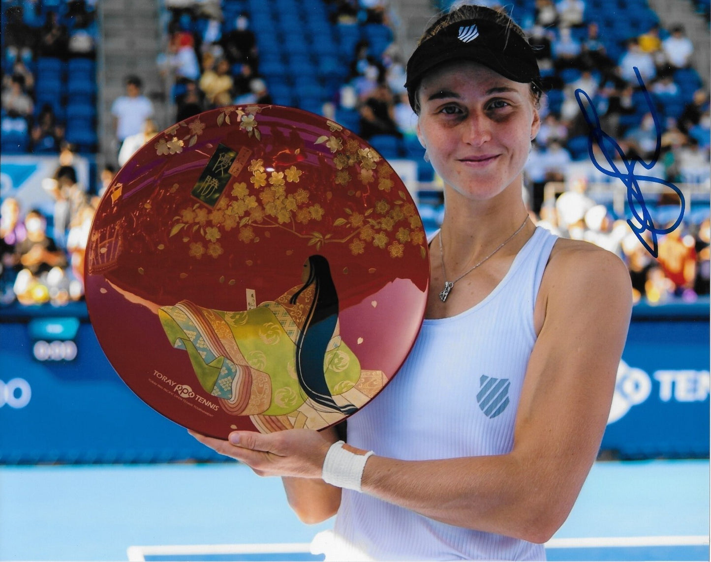 Signed Liudmila Samsonova WTA Tennis Autographed 8x10 Photo #2 Original