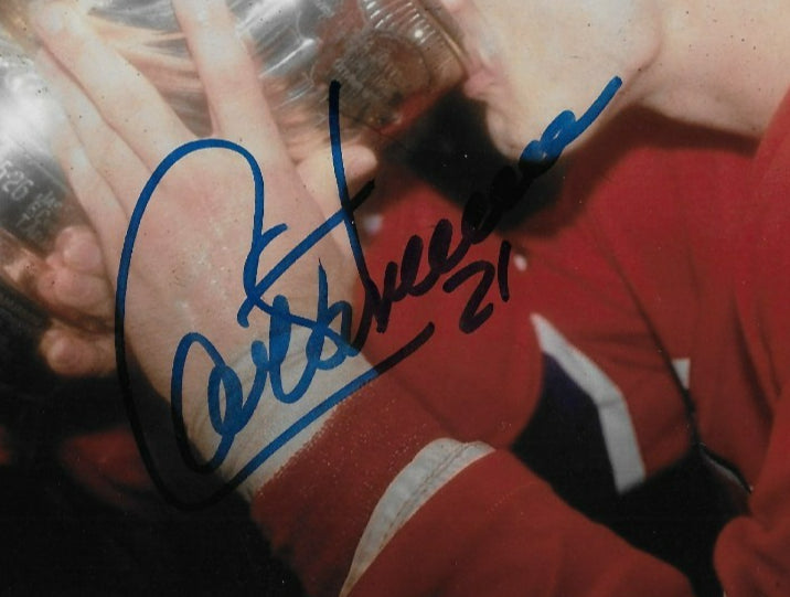 Signed Guy Carbonneau Montreal Canadiens 8x10 Photo #6 Original Private Signing