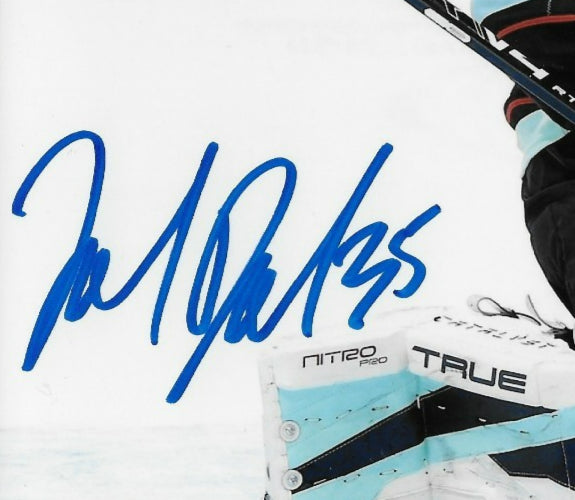 Signed Joey Daccord Seattle Kraken Autographed 8x10 Photo #3 Original