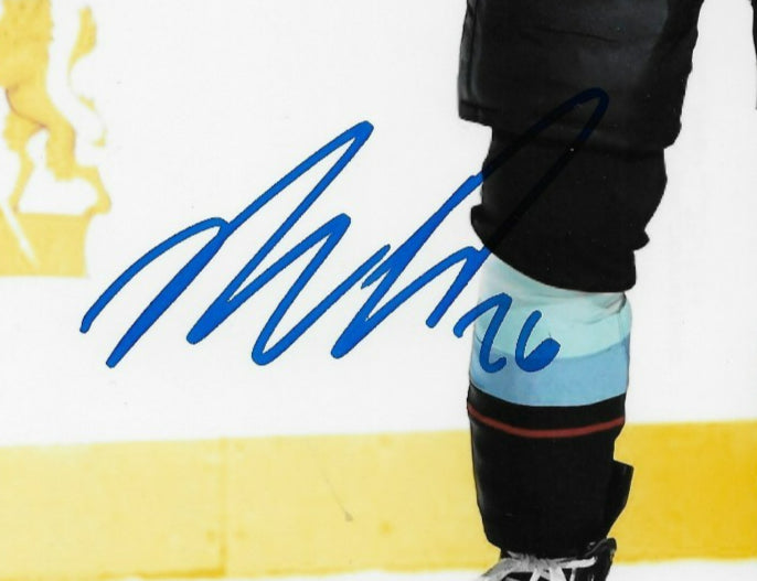 Signed Ryan Winterton Seattle Kraken Autographed 8x10 Photo #3 Original