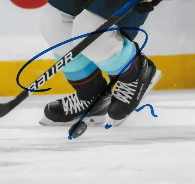 Signed Jordan Eberle Seattle Kraken Autographed 8x10 Photo #4 Original