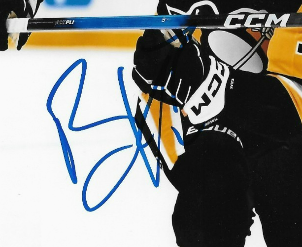 Signed Brett Kulak Pittsburgh Penguins Autographed 8x10 Photo #1 Original