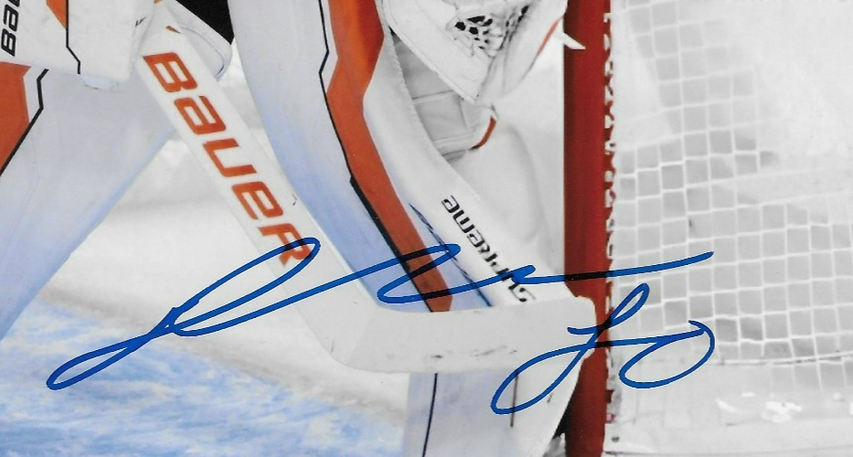 Signed Dan Vladar Philadelphia Flyers Autographed 8x10 Photo #1 Original