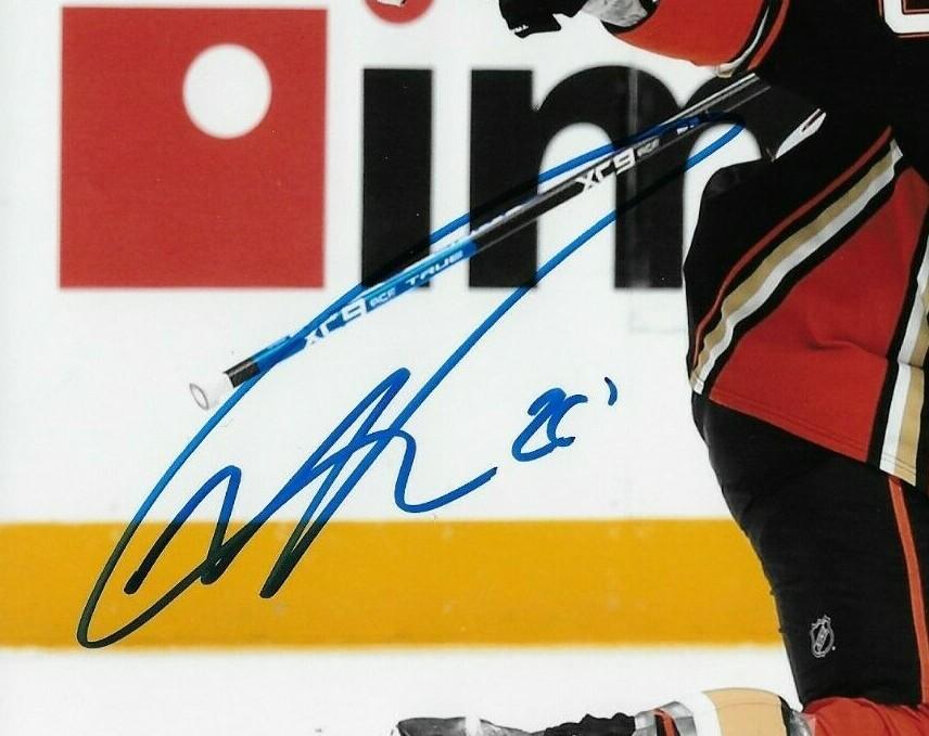 Signed Nicolas Deslauriers Anaheim Ducks Autographed 8x10 Photo #6 Original