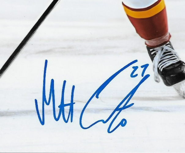 Signed Matt Coronato Calgary Flames Autographed 8x10 Photo #1 Original