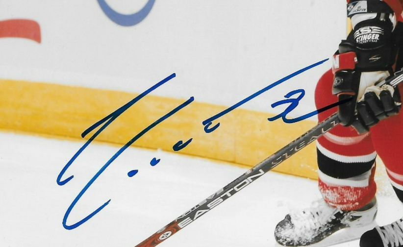 Signed Adam Foote Team Canada Autographed 8x10 Photo #3 Original