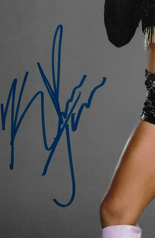 Signed Kiana James Smack Down WWE Autographed 8x10 Photo #4 Original