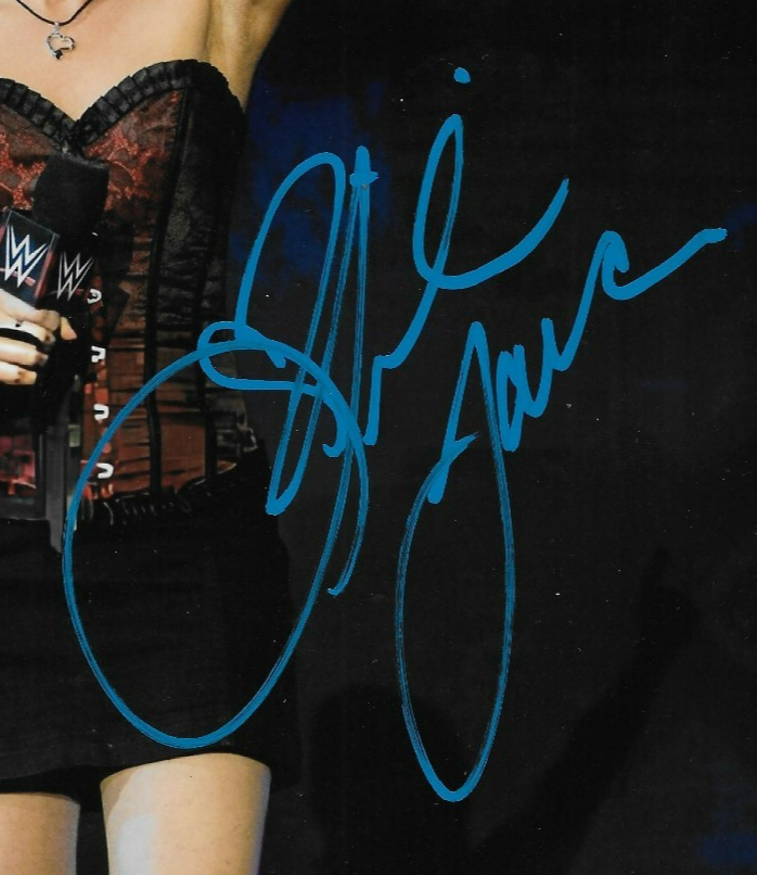Signed Lilian Garcia Smack Down WWE Autographed 8x10 Photo #1 Original