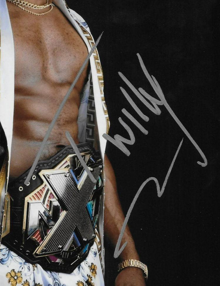 Signed Trick Williams Smack Down WWE Autographed 8x10 Photo #1 Original