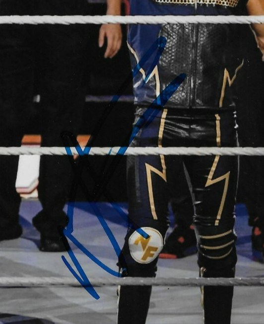 Signed Fraxiom Axiom + Nathan Frazer Smack Down WWE 8x10 Photo #1 Original