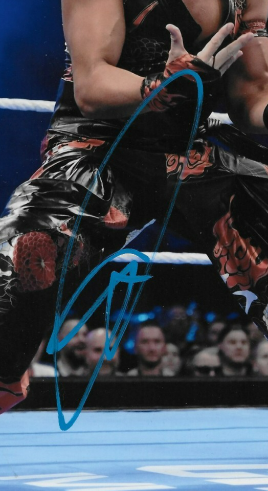 Signed Shinsuke Nakamura Smack Down WWE Autographed 8x10 Photo #5 Original