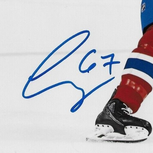 Signed Chris Tierney Montreal Canadiens Autographed 8x10 Photo #3 Original