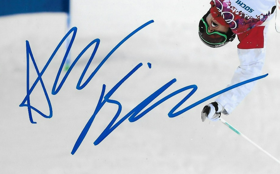 Signed Alexandre Bilodeau 2014 Sochi Winter Olympics 8x10 Photo #2 Original