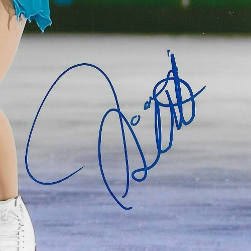 Signed joannie Rochette 2010 Vancouver Winter Olympics 8x10 Photo #2 Original