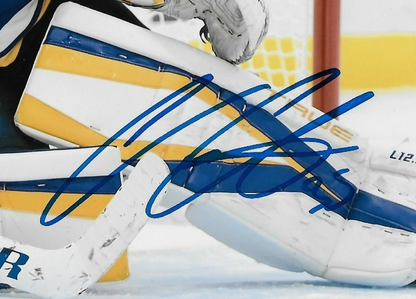 Signed Ville Husso St. Louis Blues  Autographed 8x10 Photo #2 Original