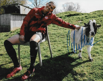 Signed Christine Sinclair Team Canada Soccer Gold 2020 Tokyo Olympics 8x10 Ph. 2